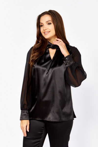 Блуза MALI 625-084 черный - фото 6