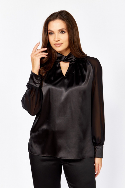Блуза MALI 625-084 черный - фото 4