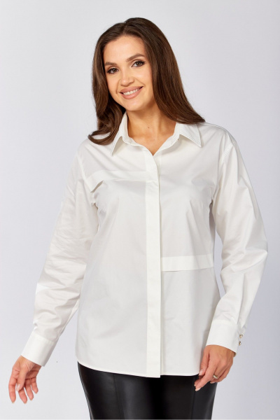 Блуза MALI 625-085 белый - фото 7