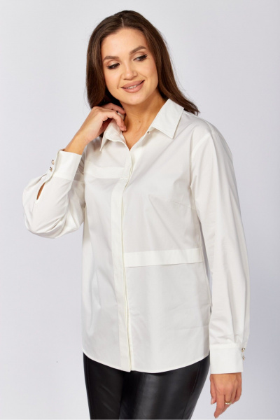 Блуза MALI 625-085 белый - фото 5