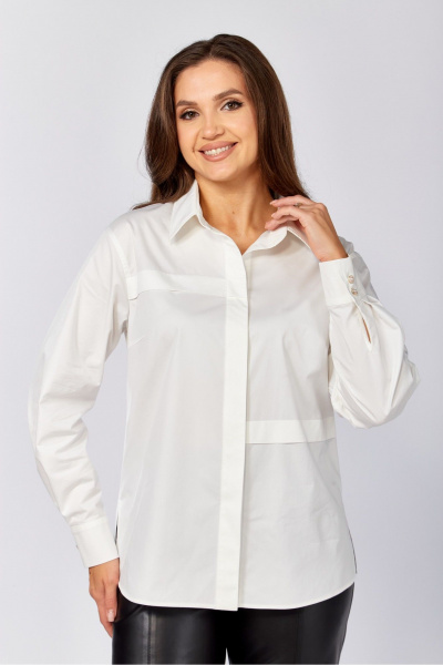 Блуза MALI 625-085 белый - фото 3