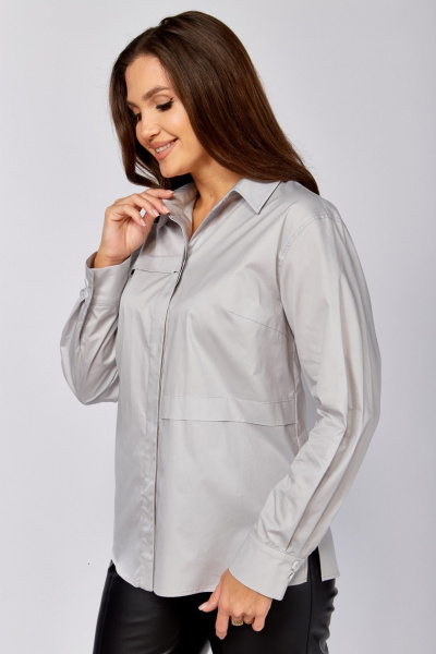Блуза MALI 625-085 серый - фото 14