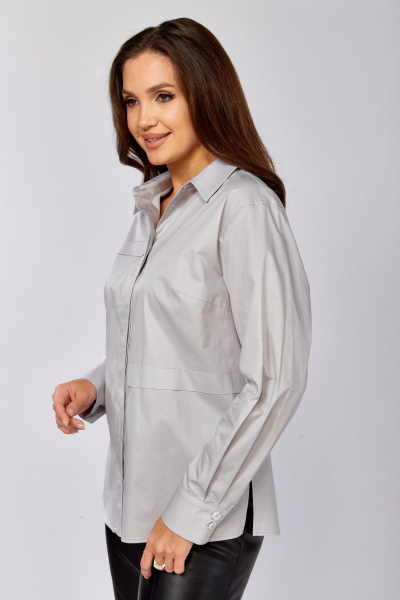 Блуза MALI 625-085 серый - фото 13