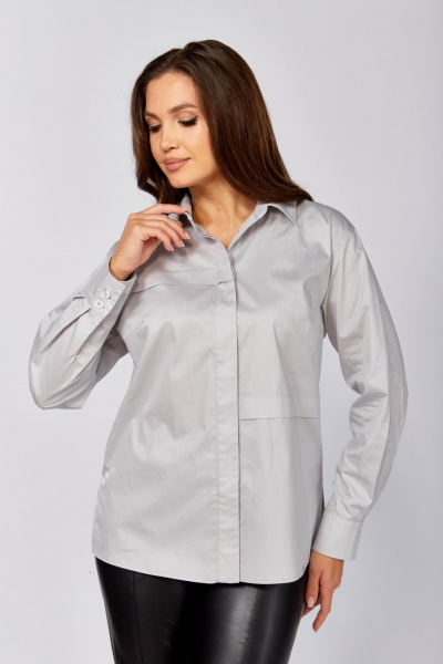 Блуза MALI 625-085 серый - фото 11