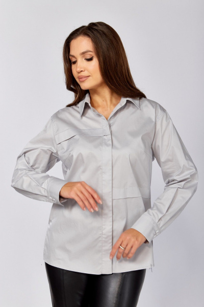 Блуза MALI 625-085 серый - фото 10