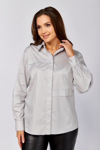 Блуза MALI 625-085 серый - фото 9