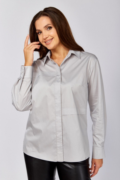 Блуза MALI 625-085 серый - фото 8