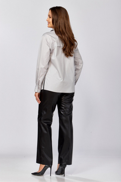 Блуза MALI 625-085 серый - фото 4