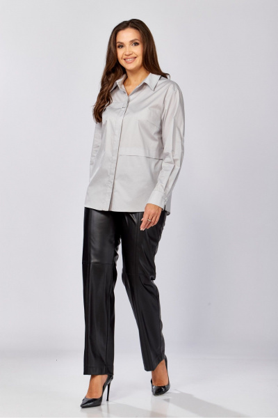 Блуза MALI 625-085 серый - фото 1