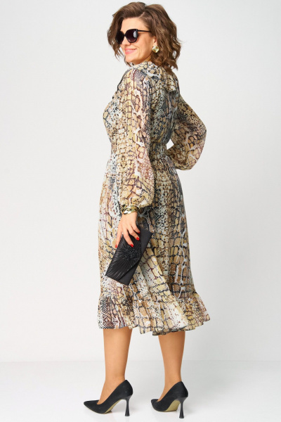 Платье EVA GRANT 7327А рептилия - фото 4