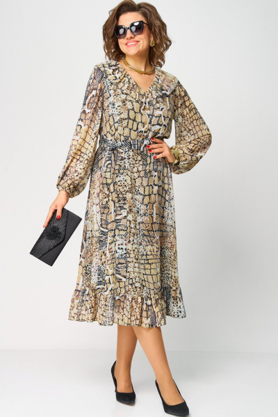 Платье EVA GRANT 7327А рептилия - фото 2