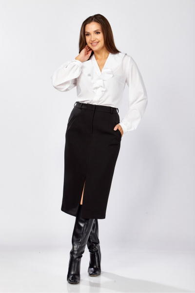 Блуза MALI 625-086 белый - фото 10