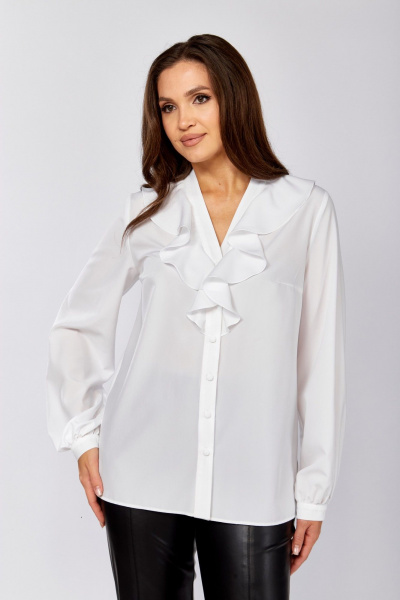 Блуза MALI 625-086 белый - фото 7