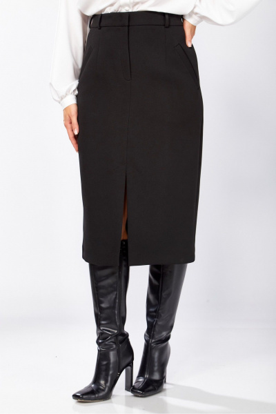 Юбка MALI 225-087 черный - фото 5