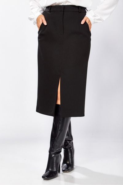 Юбка MALI 225-087 черный - фото 4