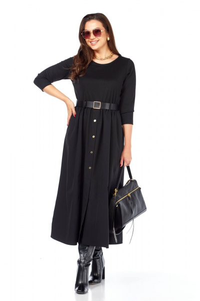 Платье Taita plus 2521 черный - фото 7