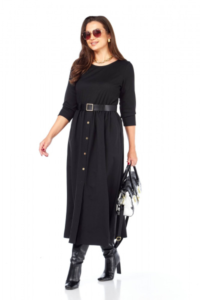 Платье Taita plus 2521 черный - фото 5