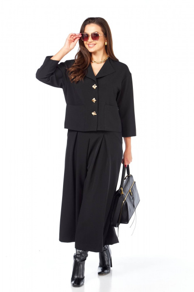 Брюки, жакет Taita plus 2522 черный - фото 6