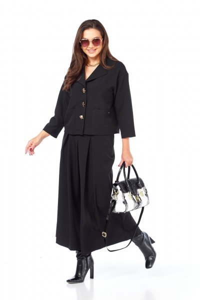 Брюки, жакет Taita plus 2522 черный - фото 4