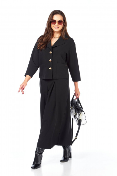 Брюки, жакет Taita plus 2522 черный - фото 3