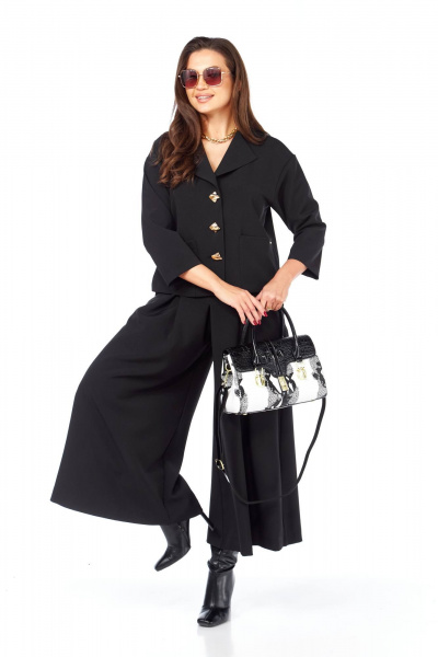 Брюки, жакет Taita plus 2522 черный - фото 2