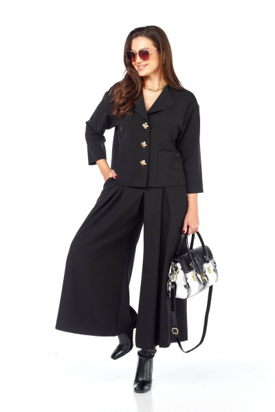 Брюки, жакет Taita plus 2522 черный - фото 1