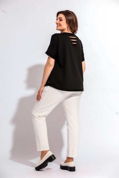 Блуза BegiModa 4003 черный - фото 8