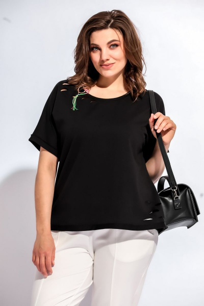 Блуза BegiModa 4003 черный - фото 1