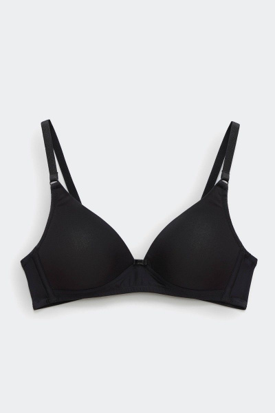 Черный трикотажный бюстгальтер DAY BY DAY без каркаса CONTE DAY_BY_DAY_RB7102 черный - фото 1