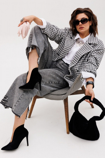 Жакет Anelli 1469 серый_туман - фото 10