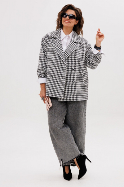 Жакет Anelli 1469 серый_туман - фото 9