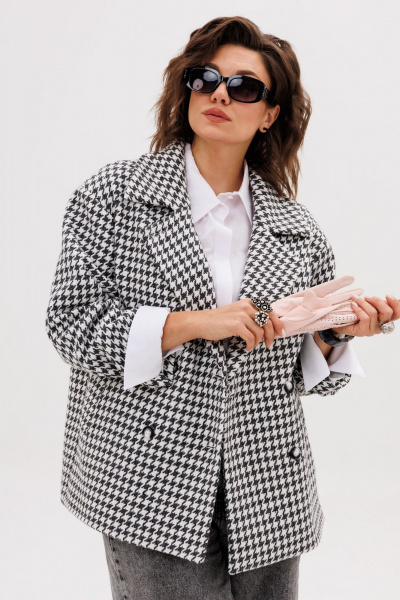 Жакет Anelli 1469 серый_туман - фото 8