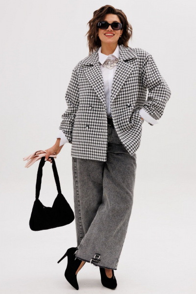 Жакет Anelli 1469 серый_туман - фото 7