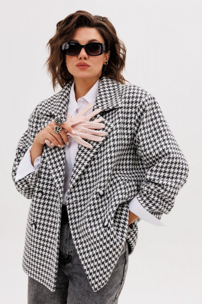 Жакет Anelli 1469 серый_туман - фото 1