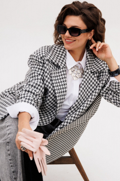 Жакет Anelli 1469 серый_туман - фото 2