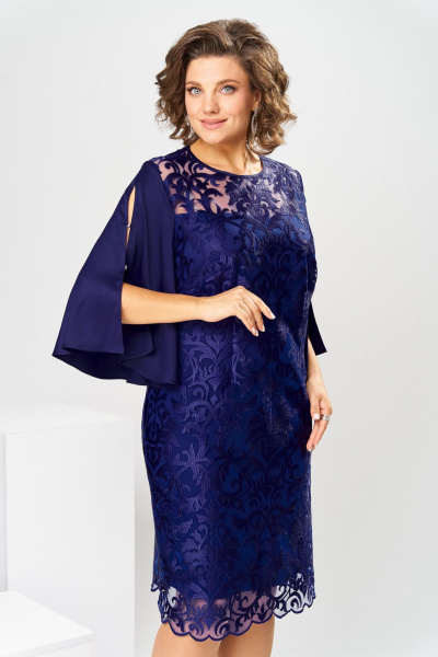 Платье Romanovich Style 1-2728 синий-1 - фото 7