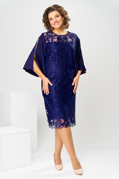 Платье Romanovich Style 1-2728 синий-1 - фото 2