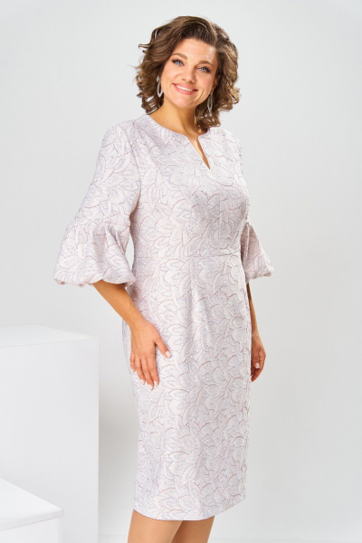 Платье Romanovich Style 1-2809 пудровый - фото 5