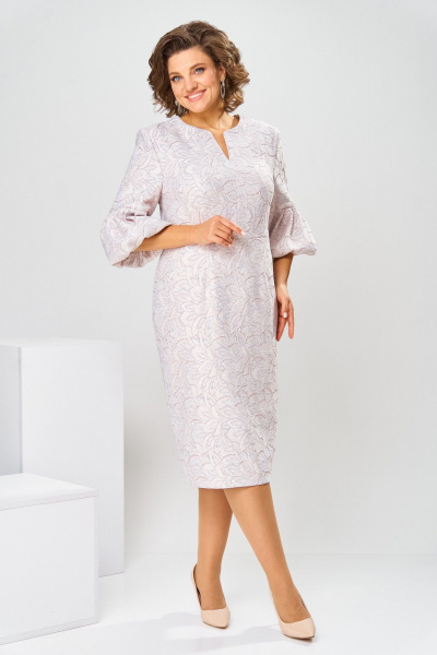 Платье Romanovich Style 1-2809 пудровый - фото 2