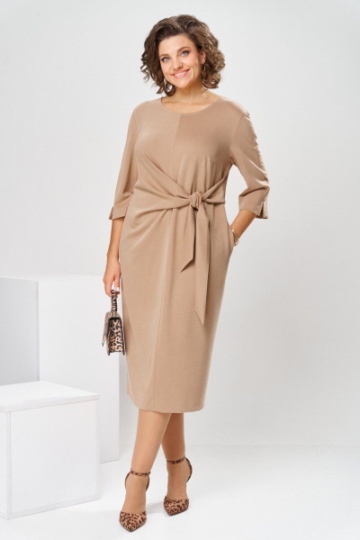 Платье Romanovich Style 1-2844 кэмел - фото 3