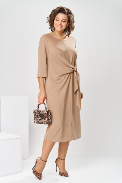 Платье Romanovich Style 1-2844 кэмел - фото 5