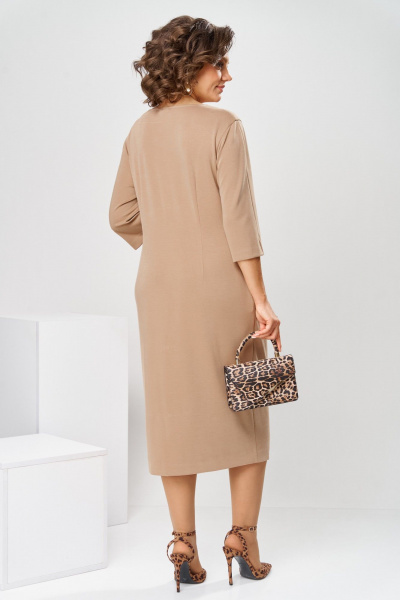 Платье Romanovich Style 1-2844 кэмел - фото 4
