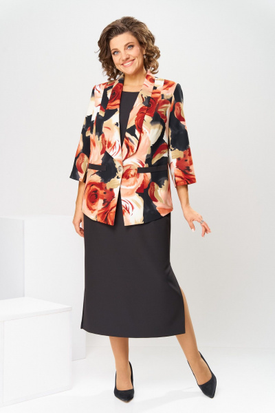 Жакет, платье Romanovich Style 3-2559 мультиколор - фото 9