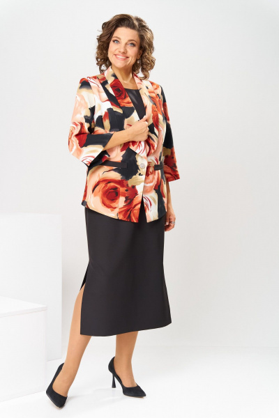 Жакет, платье Romanovich Style 3-2559 мультиколор - фото 8