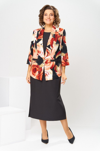 Жакет, платье Romanovich Style 3-2559 мультиколор - фото 1