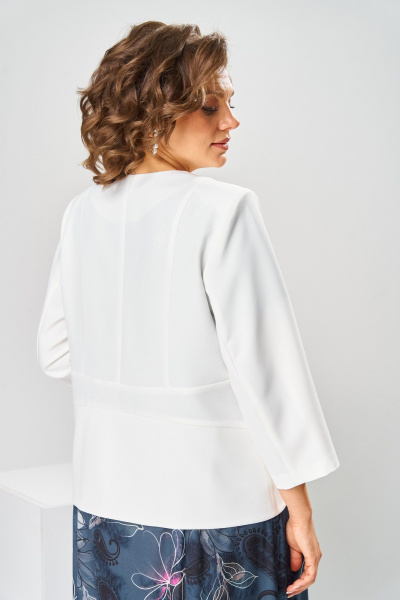 Жакет, платье Romanovich Style 3-2800Д белый/графит - фото 8