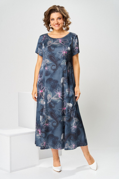 Жакет, платье Romanovich Style 3-2800Д белый/графит - фото 5