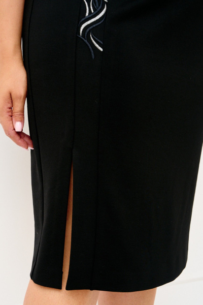 Платье IVA 1826 черный - фото 6