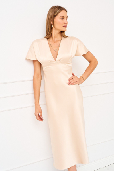 Платье FOXY FOX 1819 бежевый - фото 4