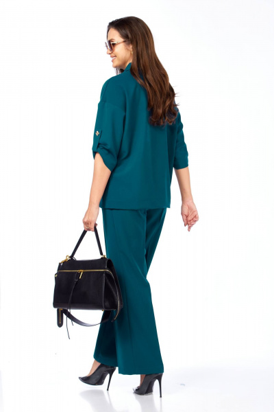 Брюки, жакет Taita plus 2519 морская_волна - фото 6